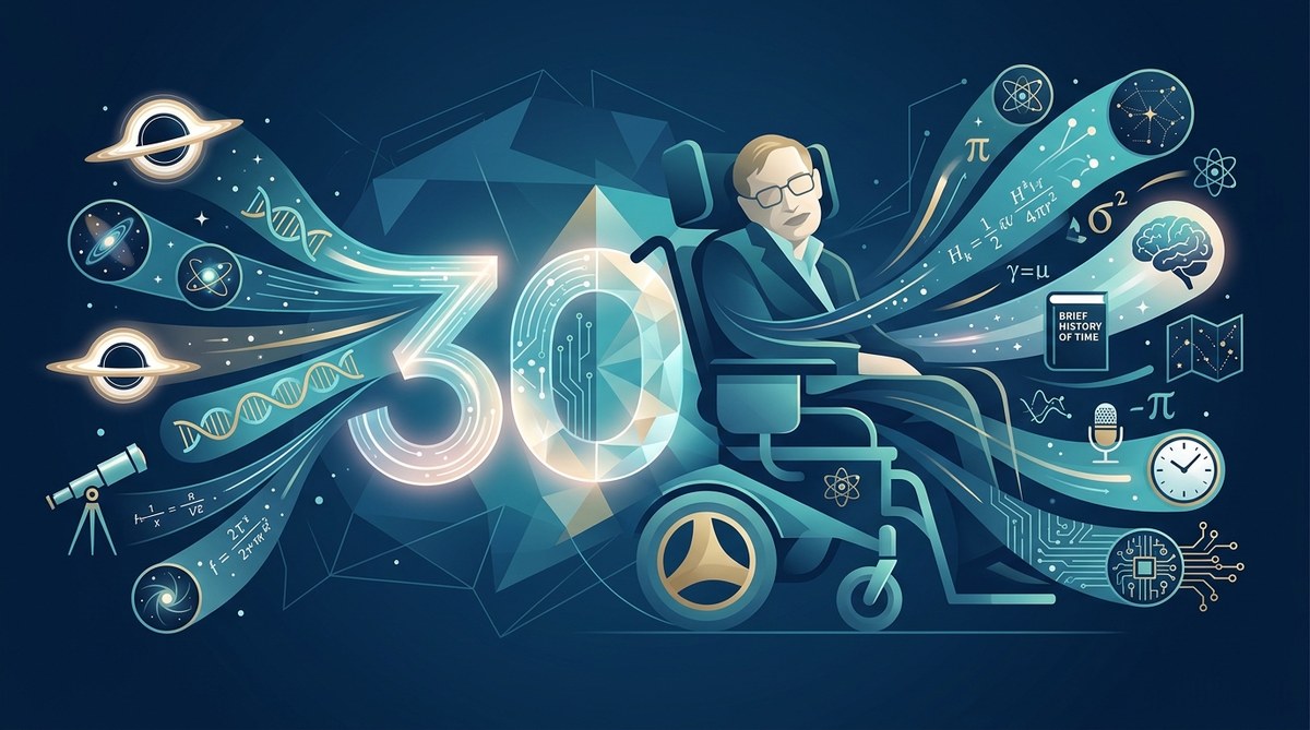 30個のスティーブン・ホーキングの事実
